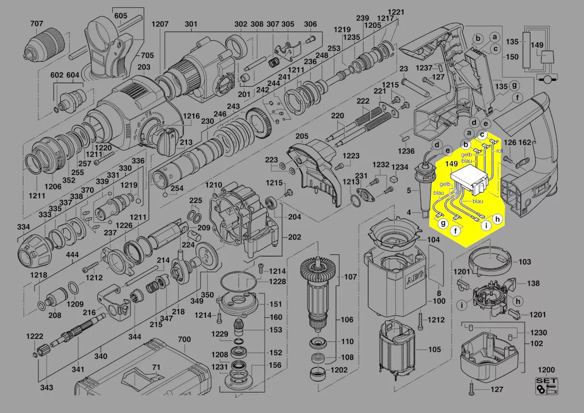 Module électrique réf. 4931384663 AEG